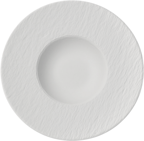 Villeroy & Boch Dybt Tallerken / Pastatallerken Manufacture Rock - Hvid - ø 28 cm