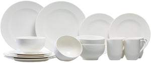 Villeroy & Boch Serviesset For Me 16-delig / 4 personer - 4 kopper med håndtag, 4 middagstallerkener, 4 morgenmadstallerkener og 4 franske skåle