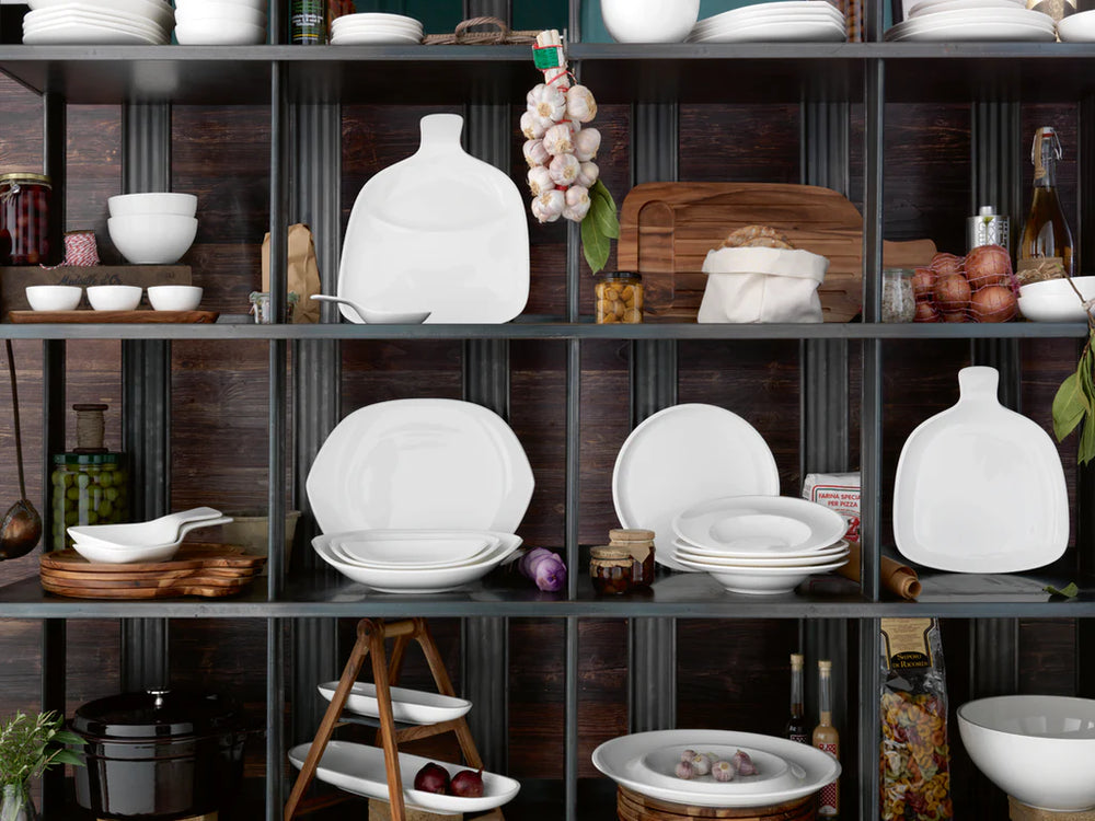 Villeroy & Boch Serviesset Artesano Original 12-delig / 4 personer - 4 middagstallerkener, 4 morgenmadstallerkener og 4 dybe tallerkener