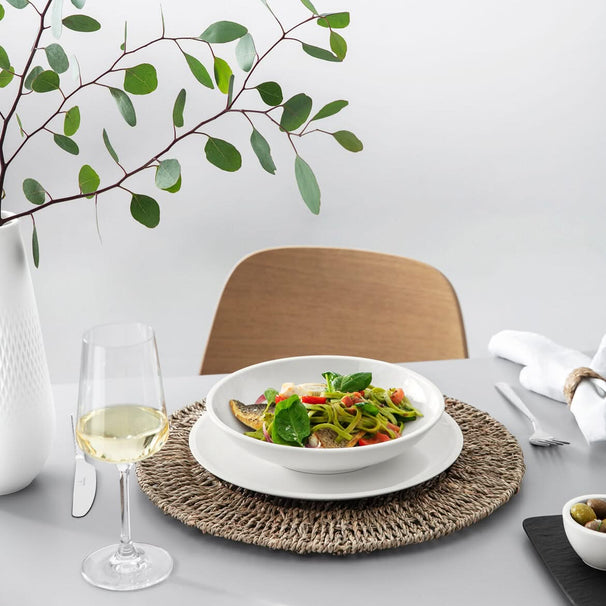 Villeroy & Boch Serviesset Artesano Original 12-delig / 4 personer - 4 middagstallerkener, 4 morgenmadstallerkener og 4 dybe tallerkener