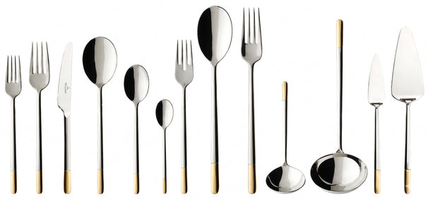 Villeroy & Boch Bestikset Ella - 113-delt / 12 personer - Forgyldt