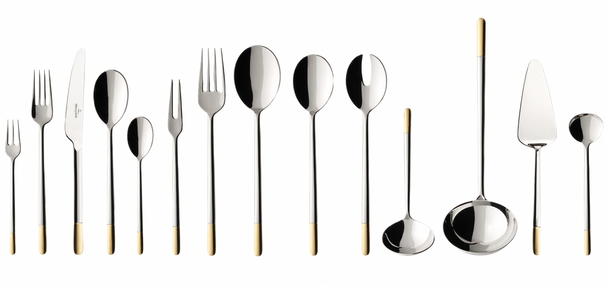 Villeroy & Boch Bestik Sæt Ella - 70-delt / 12 personer - Forgyldt