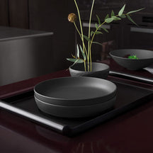 Villeroy & Boch Serviesset La Boule - Sort 7-delt / 2 personer - 2x skål, 2x fad, 2x universelt tallerken, 1x serveringsfad