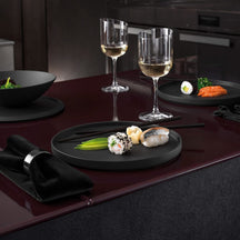 Villeroy & Boch Serviesset La Boule - Sort 7-delt / 2 personer - 2x skål, 2x fad, 2x universelt tallerken, 1x serveringsfad