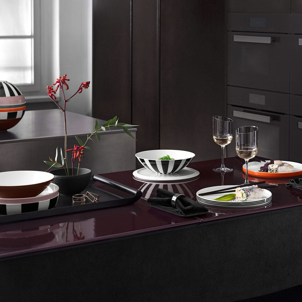 Villeroy & Boch Serviesset La Boule - Memphis 7-delig / 2 personer - 2x skål, 2x fad, 2x universelt tallerken, 1x serveringsfad