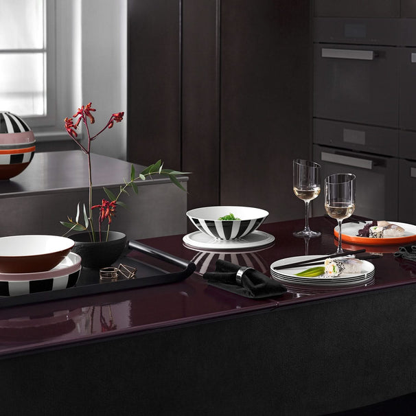 Villeroy & Boch Serviesset La Boule - Memphis 7-delig / 2 personer - 2x skål, 2x fad, 2x universelt tallerken, 1x serveringsfad