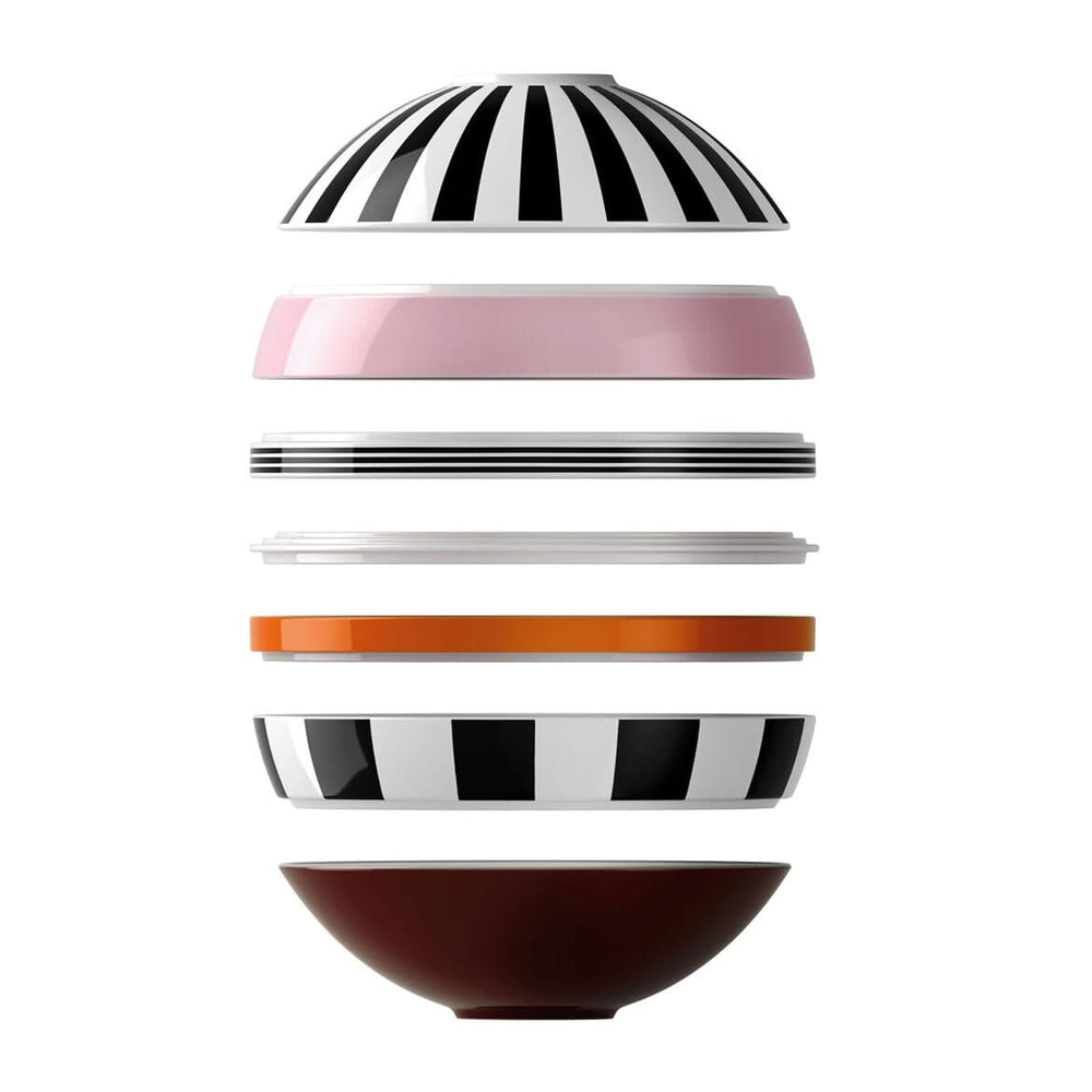 Villeroy & Boch Serviesset La Boule - Memphis 7-delig / 2 personer - 2x skål, 2x fad, 2x universelt tallerken, 1x serveringsfad