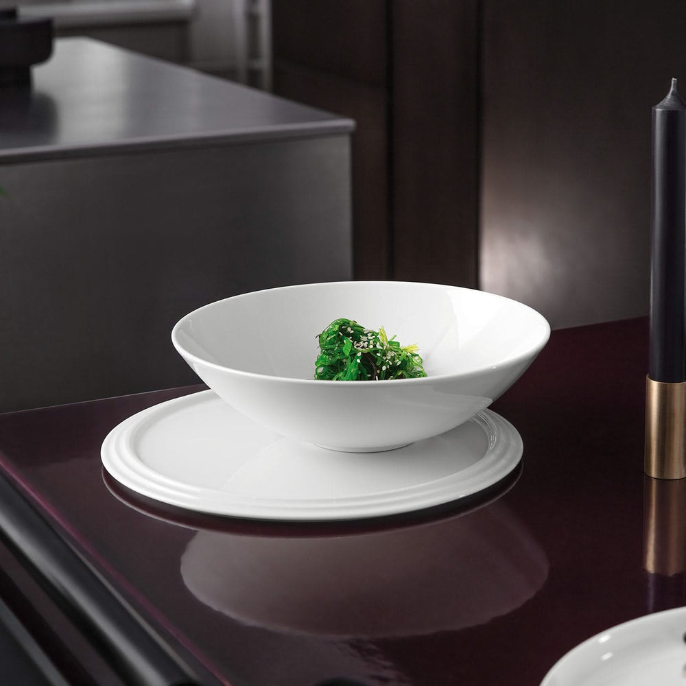 Villeroy & Boch Serviesset La Boule - Hvid 7-delt / 2 personer - 2x skål, 2x fad, 2x universelt tallerken, 1x serveringsfad