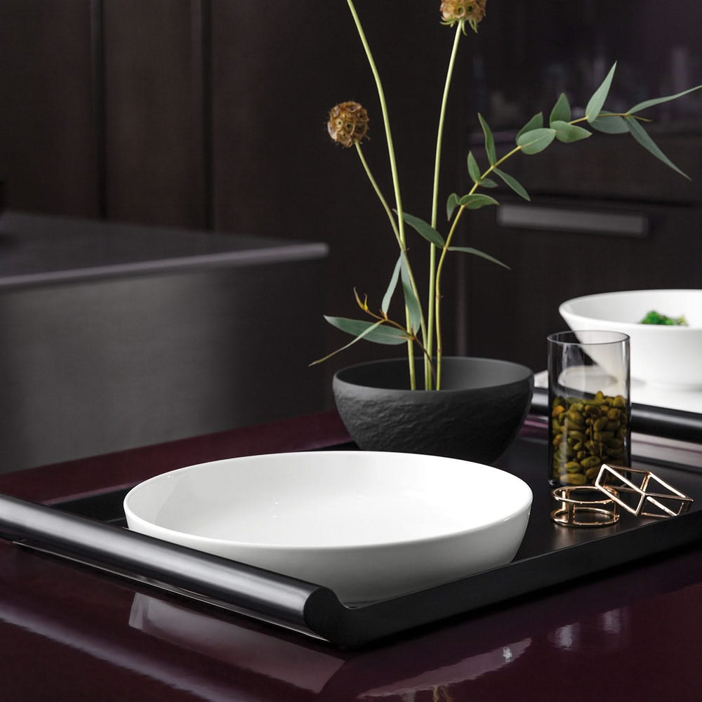 Villeroy & Boch Serviesset La Boule - Hvid 7-delt / 2 personer - 2x skål, 2x fad, 2x universelt tallerken, 1x serveringsfad