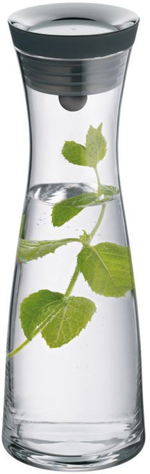 WMF Karaf / Vandkaraf - Basic - Drypfri - Incl. Frugtfilt - Sort / Sølv - 1,5 liter