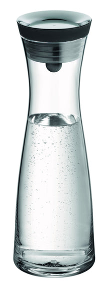 WMF Karaf / Vandkaraf - Basic - Drypfri - Incl. Frugtfilt - Sort / Sølv - 1,5 liter