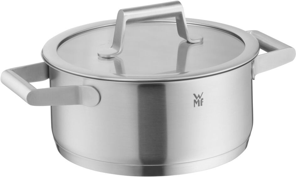 WMF Pannenset Comfort Line 5-Delig Inkluderet GRATIS Cookinglife Kogegrej sæt - Kogepande ø 16, 20, 20 og 24 cm samt Stegepande ø 16 cm