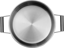 WMF Pannenset Comfort Line 5-Delig Inkluderet GRATIS Cookinglife Kogegrej sæt - Kogepande ø 16, 20, 20 og 24 cm samt Stegepande ø 16 cm