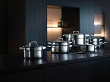 WMF Pannenset Compact Cuisine 5-Delig Inkluderet GRATIS Cookinglife Kogegrej sæt - Kogepande ø 16, 16, 20 og 20 cm samt Stegepande ø 14 cm