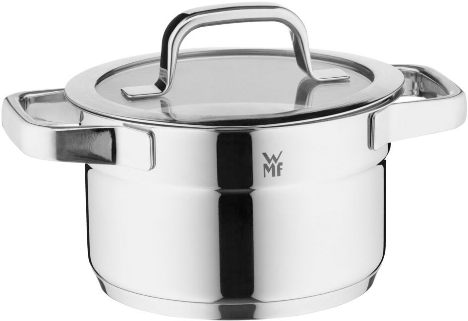 WMF Pannenset Compact Cuisine 5-Delig Inkluderet GRATIS Cookinglife Kogegrej sæt - Kogepande ø 16, 16, 20 og 20 cm samt Stegepande ø 14 cm