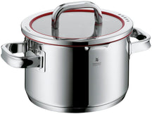 WMF Pannenset Function 4 - RVS - 5 Delig - Downdraft Egnet - Kogepande ø 16, 20, 20 og 24 cm samt Sauteuse ø 16 cm