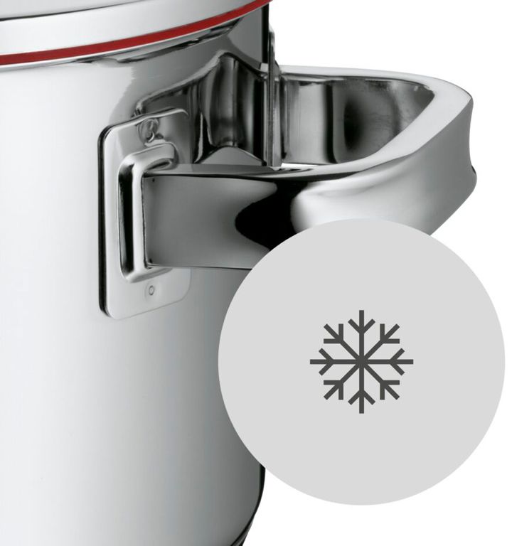 WMF Pannenset Function 4 - RVS - 5 Delig - Downdraft Egnet - Kogepande ø 16, 20, 20 og 24 cm samt Sauteuse ø 16 cm