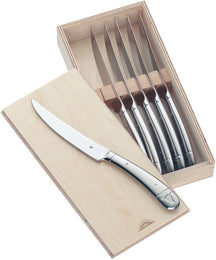 WMF Geschenkidee Steakknive 6-delt - L 230mm + Cookinglife Peber- og Saltkværnssæt