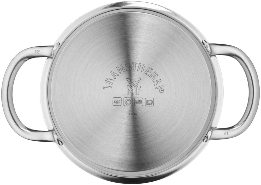 WMF Kogepande Mini lav - ø 14 cm / 900 ml - Inkluderer GRATIS Cookinglife Olieforstøver 100 ml - Egnet til alle varmekilder