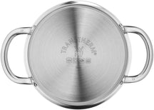 WMF Kogepande Mini lav - ø 14 cm / 900 ml - Inkluderer GRATIS Cookinglife Olieforstøver 100 ml - Egnet til alle varmekilder