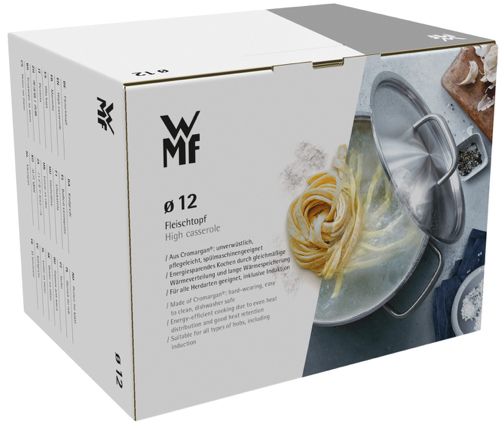 WMF Kogepande Mini lav - ø 14 cm / 900 ml - Inkluderer GRATIS Cookinglife Olieforstøver 100 ml - Egnet til alle varmekilder