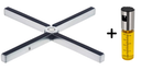 WMF Pannenunderlag Mister X - 19 x 19 cm - Inkluderer GRATIS Cookinglife Olieforstøver 100 ml