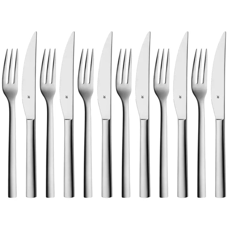 WMF Steakbestek Nuova - 12 delig / 6 personer