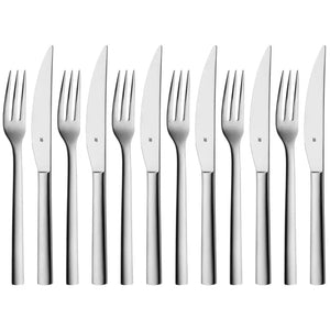 WMF Steakbestek Nuova - 12 delig / 6 personer