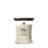 WoodWick Duftlys Medium Patchouli Crème - 11 cm / ø 10 cm - Duftlys i Glas - Trævæge