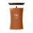 WoodWick Duftlys Large Saffron Smoke - 18 cm / ø 10 cm - Duftlys i Glas - Trævæge