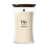 WoodWick Duftlys Large Vanilla & Sea Salt - 18 cm / ø 10 cm - Duftlys i Glas - Trævæge