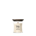 WoodWick Duftlys Mini Vanilla & Sea Salt - 8 cm / ø 7 cm - Duftlys i Glas - Trævæge