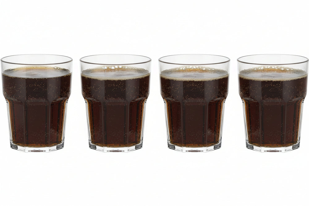 Cookinglife Vandglas Kunststof Stapelbar - CampVibe - Udendørs - Brudsikker - 275 ml - 4 Styk