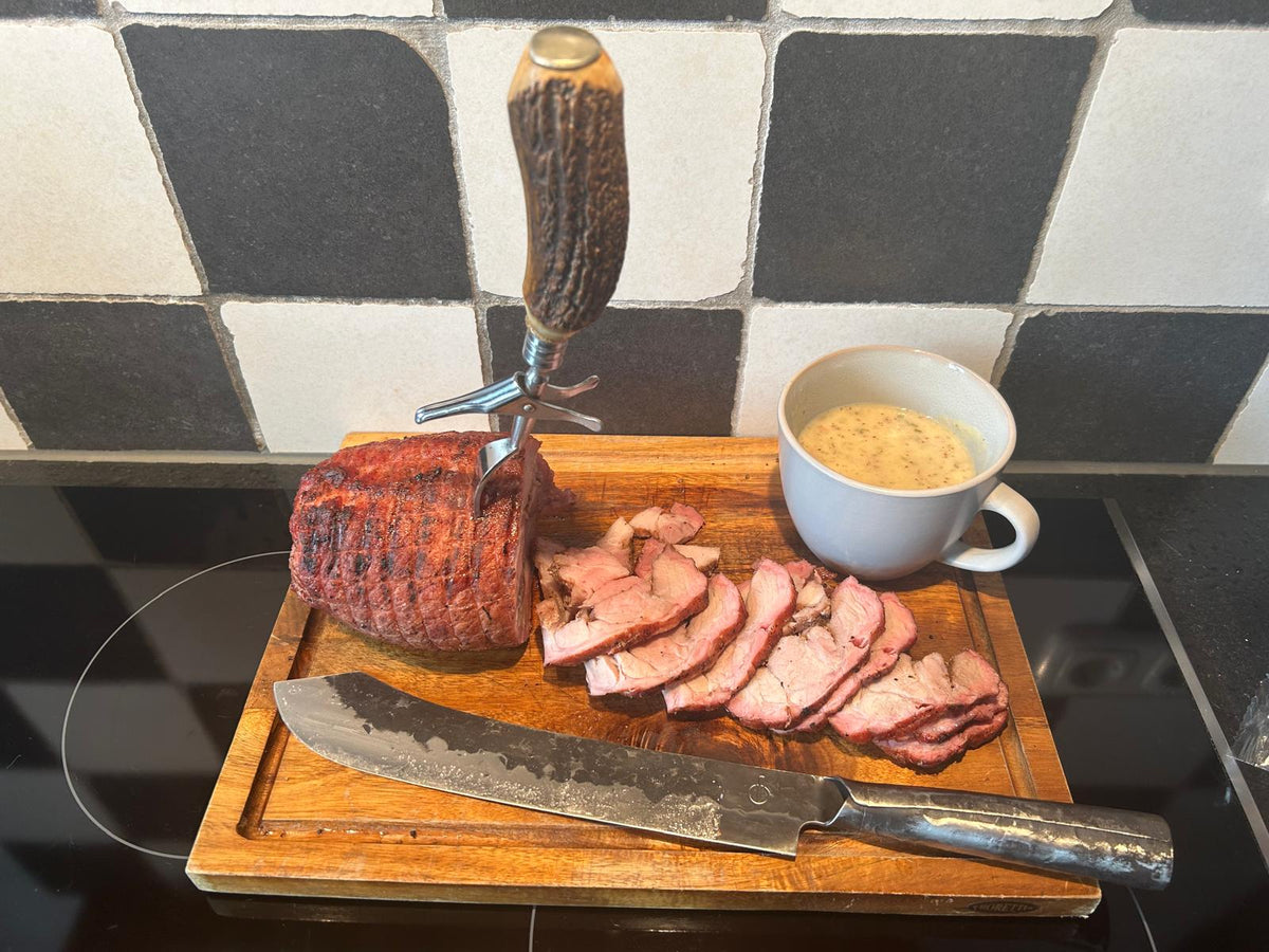 Low & slow Groninger stolthed, direkte fra grillen.