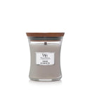 WoodWick Geurkaars Mini Fireside - 8 cm / ø 7 cm - Geurkaars i Glas - Trævæge