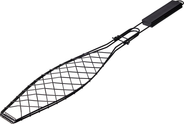 Cookinglife BBQ Fisk Grill Fire & Flavour - Non-Stick Metal - Grillning af Fisk og Grøntsager
