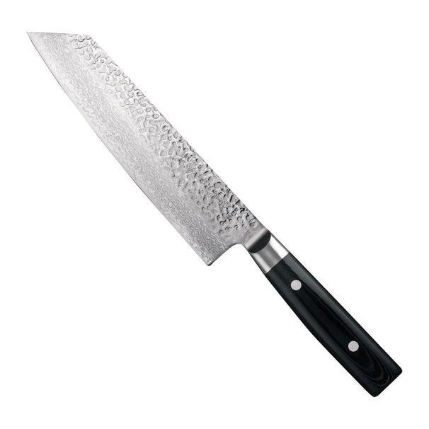 Yaxell Kiritsuke-kniv Zen 20 cm - 37 lag rustfrit damaskusstål - skaft i canvas-Micarta