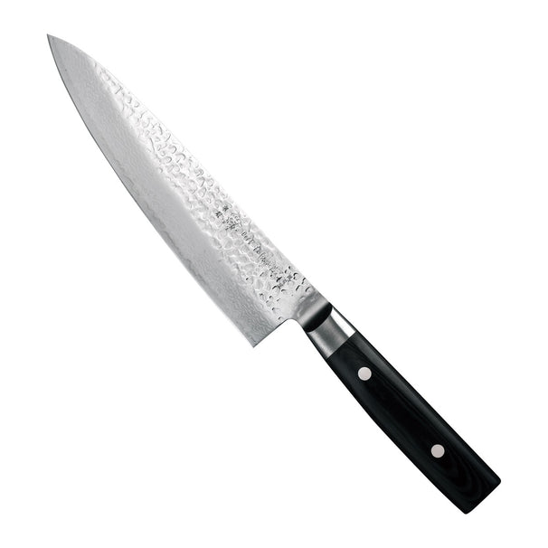 Yaxell Kokkekniv Zen 20 cm - 37 lag rustfrit damaskusstål - skaft i canvas-Micarta