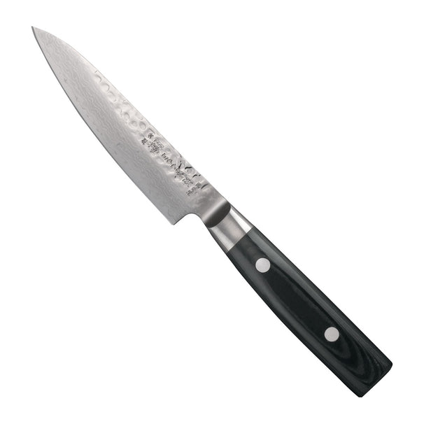 Yaxell Urtekniv Zen 12 cm - 37 lag rustfrit damaskusstål - skaft i canvas-Micarta