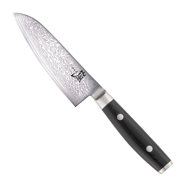 Yaxell Santokukniv Ran 12.5 cm - 69 lag rustfrit damaskusstål - skaft i canvas-Micarta