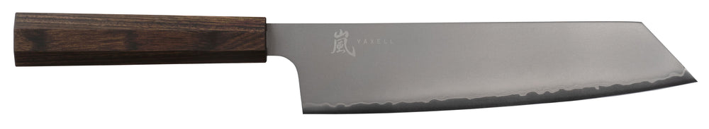 Yaxell Kiritsukemes Hana 20 cm - 3 laags RVS - mørkebrun Pakkahouten håndtag