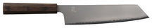 Yaxell Kiritsukemes Hana 20 cm - 3 laags RVS - mørkebrun Pakkahouten håndtag