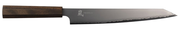 Yaxell Vleesmes Hana 23 cm - 3 lagers RVS - mørkebrun Pakkawood håndtag