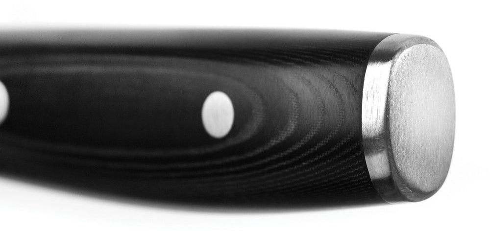Yaxell Koksmes Ran 20 cm - 69 lagers rustfrit damask stål - canvas Micarta håndtag