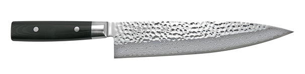 Yaxell Koksmes Zen 24 cm - 37 lagers rustfrit damask stål - canvas Micarta greb