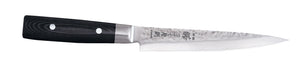 Yaxell Vleesmes Zen 18 cm - 37 laags rustfrit damask stål - canvas Micarta håndtag