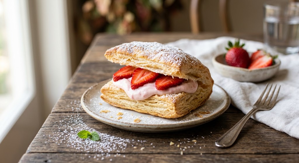 Knapperig, luchtig en versgemaakt: zo hoort bladerdeeg te smaken.
