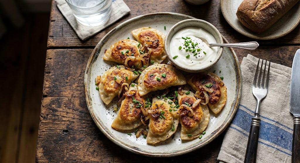 Gevulde deegkussentjes die iedereen aan tafel blij maken