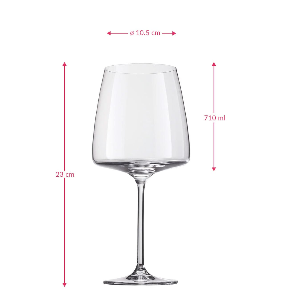 Zwiesel Glas Vinglas Vivid Senses Velvety & Sumptuous - 710 ml - 2 stk.