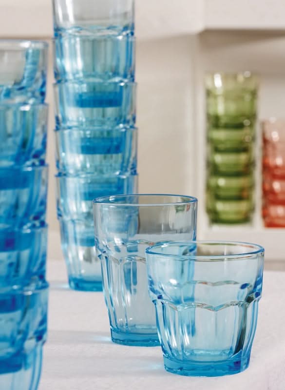 Bormioli Rocco Waterglazen Rock Bar - Blå - 270 ml - 6 styk